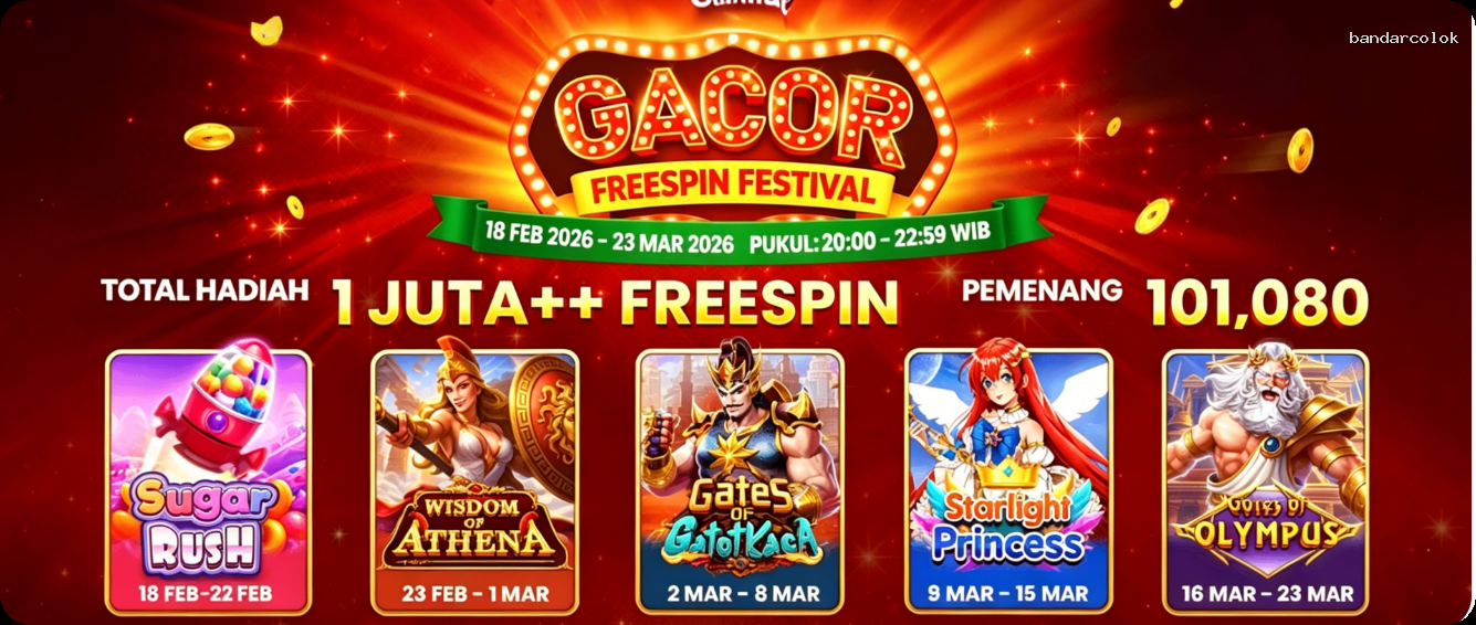 Login bandarcolok Sekarang Bonus Melimpah